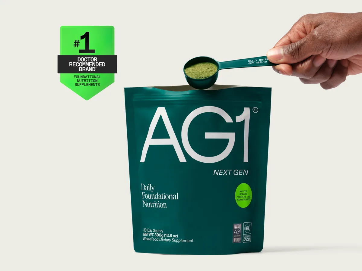 AG1 Next Gen daily foundational nutrition pouch