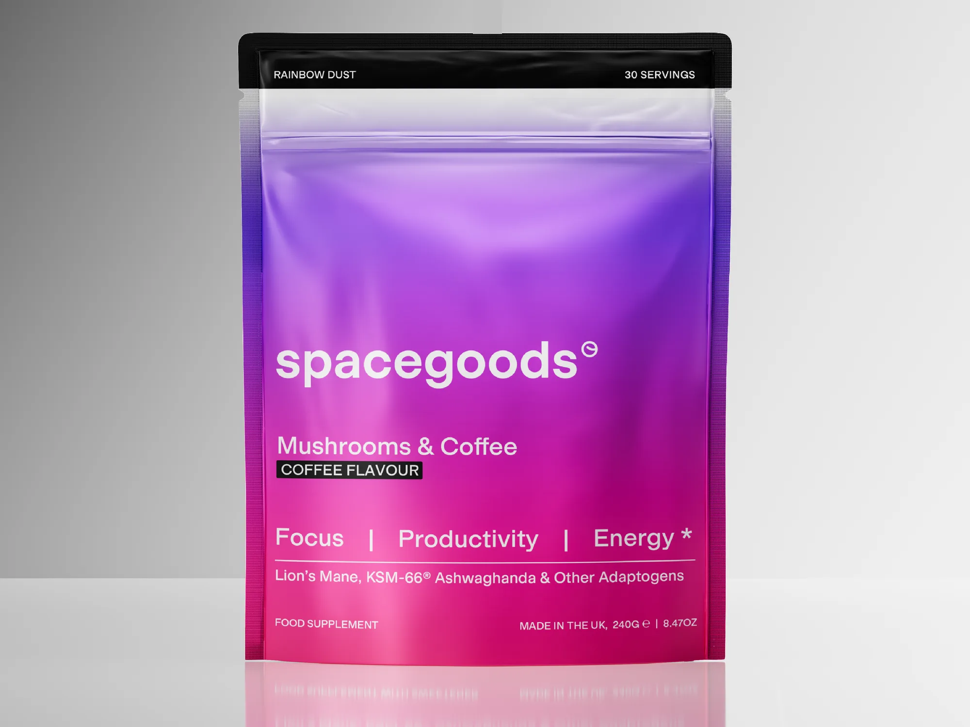 Spacegoods Rainbow Dust adaptogen blend pouch